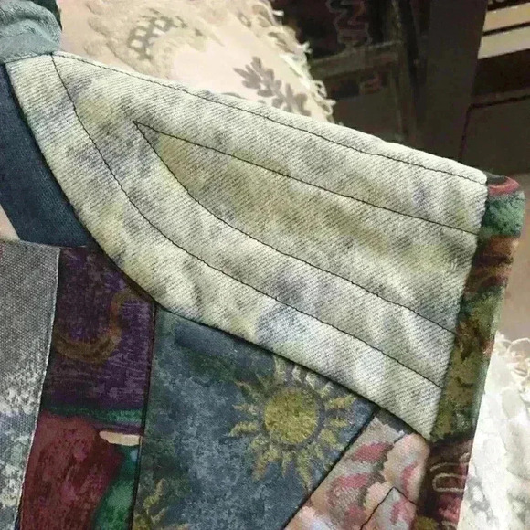 Vintage Deanna  Gauthier Reversible Vest - Picture 8 of 13